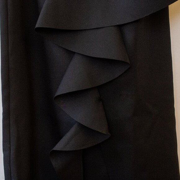 Elliatt Reception Cascade Ruffle Strapless Midi Length Dress | Size XS - Picture 10 of 14